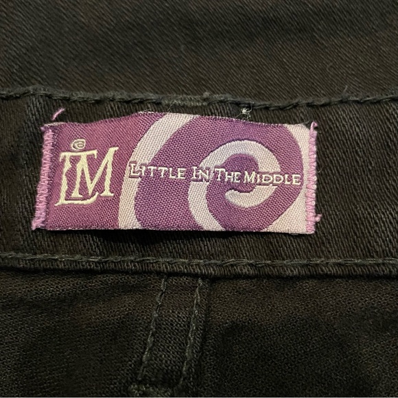 LITM Little in the Middle Straight Leg Black Jeans 16/18 - Picture 4 of 8